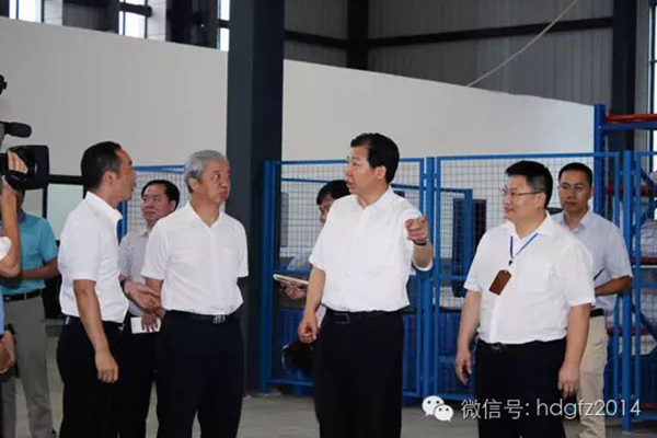 助力株洲新材料產(chǎn)業(yè)發(fā)展，省、市領(lǐng)導(dǎo)蒞臨宏大指導(dǎo)